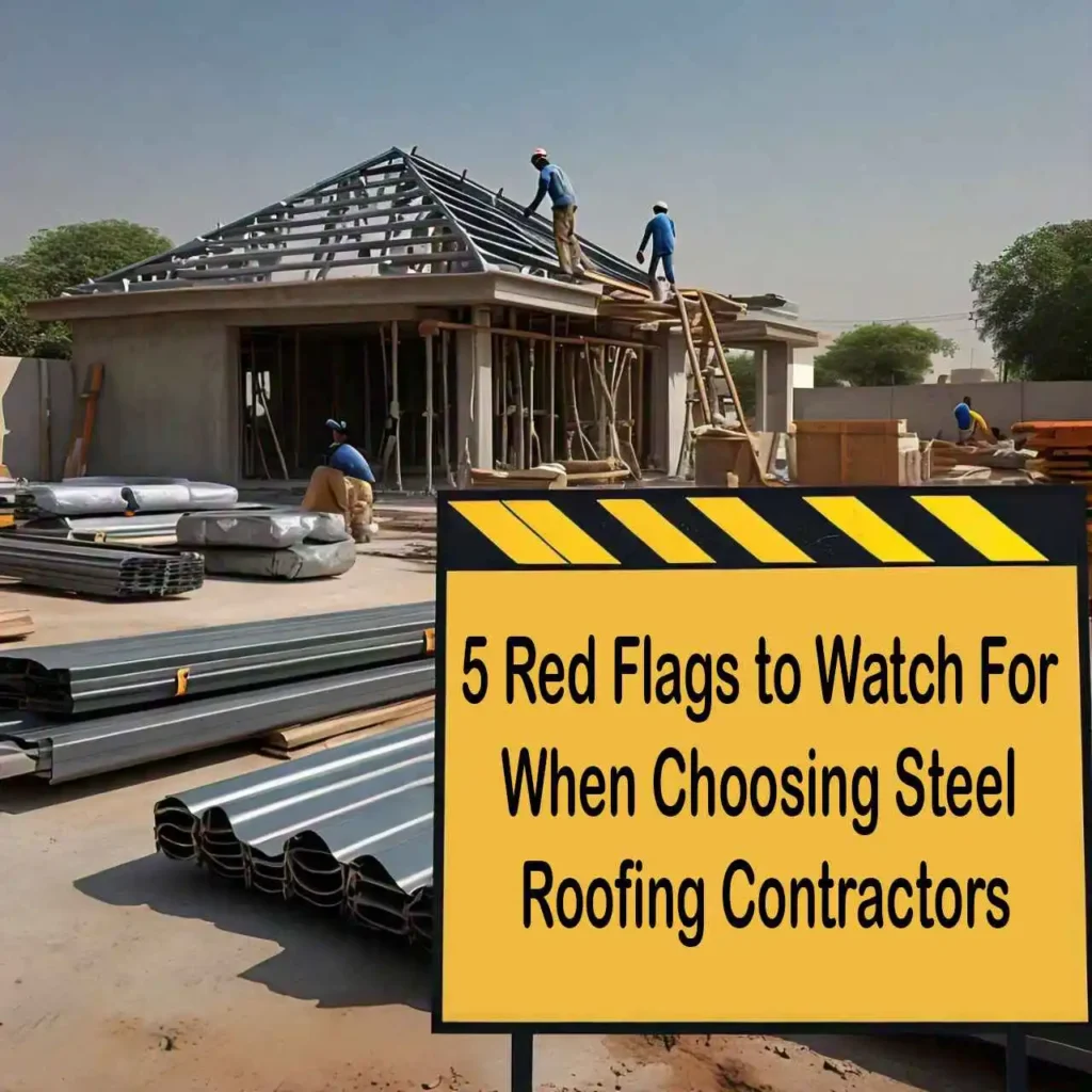 5 Red Flags to Watch For When Choosing Steel Roofing Contractors