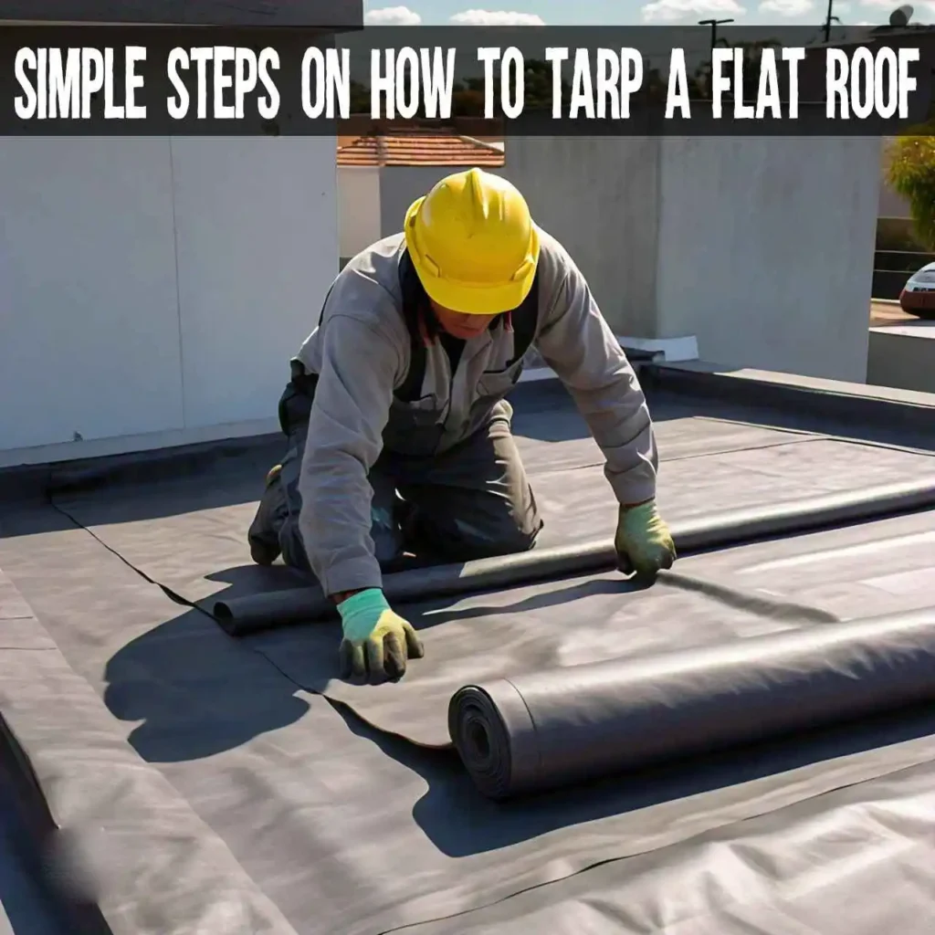 Simple Steps on How to Tarp a Flat Roof