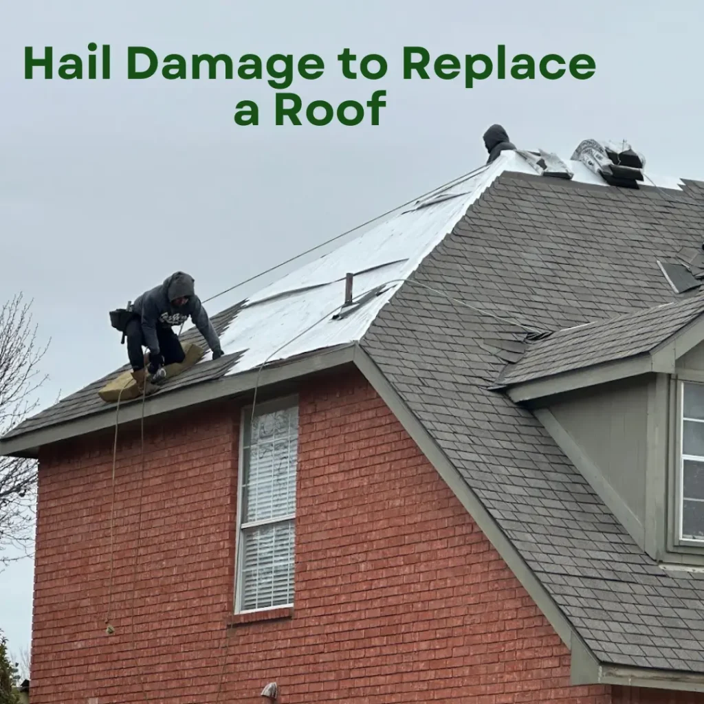 Hail Damage to Replace a Roof